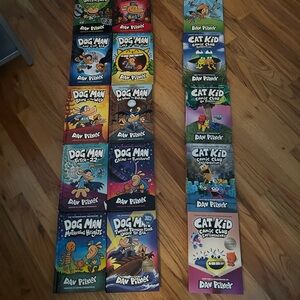 Dog Man and Cat Kid Comic Club Book Set